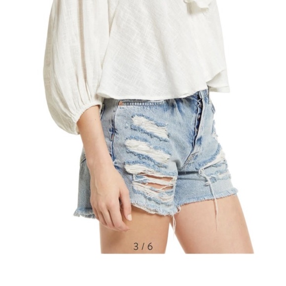 NWT Free People Zuri Blouse in Ivory. Size XS - Picture 3 of 11